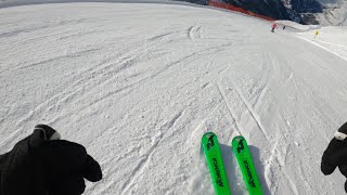 Zermatt 2023 POV Ski  Run 11 Rothorn  Blauherd  Sunnegga  4K [upl. by Atiseret]