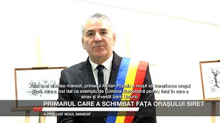 Primarul care a schimbat fața orașului Siret a preluat noul mandat [upl. by Xxam]