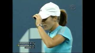 2006 US Open FR Maria Sharapova vs Justine HeninHardenne Part 2 of 2 [upl. by Eimma]