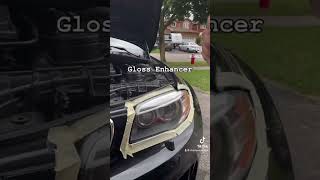 Headlight restoration detailing headlightrestoration bmwbmwm topcardetailing asmr [upl. by Godewyn695]