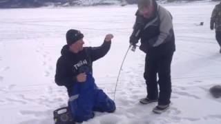 January Grand Lake Ice Fishing Report  Granby Colorado [upl. by Avril]