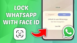 How to Lock WhatsApp With FaceID on Android Phone [upl. by Dalt]