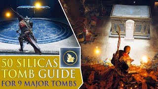 Assassins Creed Origins  50 Silicas  Complete Tomb Guide 9 major tombs [upl. by Certie855]