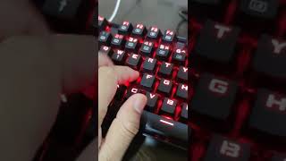 Redragon K552 a little sound test cuz why not [upl. by Joleen22]