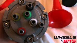 12V La Cucaracha Musical Air horn Powerful Type Wheels N bits with pump [upl. by Annalla]