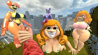 Miss Delight POOP POOL PARTY Fredina and Miss Delight Party in Garrys Mod Part 3 [upl. by Petra]