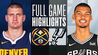 NUGGETS at SPURS  FULL GAME HIGHLIGHTS  March 15 2024 [upl. by Nibbs987]