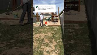 Leveling my lawn with sand part 2 lawnlife lawn [upl. by Eelatsyrc907]