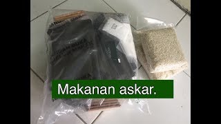 Makanan askar menu E [upl. by Ahsienad]