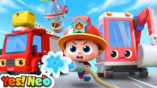 Forest Fire Rescue  Fire Rescue Team  Fire Truck  Nursery Rhymes amp Kids Songs  Yes Neo [upl. by Reiche925]