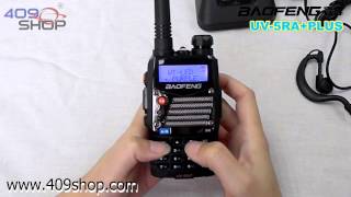 BAOFENG UV5RAPLUS Black Dual Band 136174400480MHZ [upl. by Yrocal]