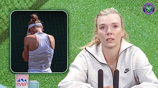 Holding back the tears 😢  Katie Boulter  Second round Press Conference  Wimbledon 2024 [upl. by Thacher915]