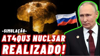 URGENTE  RUSSIA ABANDONA TRATADO INTERNACIONAL E REALIZA ATAQU3 NUCL3AR SIMULADO [upl. by Olocin]