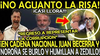 EN CADENA NACIONAL SE C4G0 DE LA RISA JUAN BECERRA Y NOROÑA SE BURLAN Y HUM1LL4N A ZEDILLO [upl. by Otina]