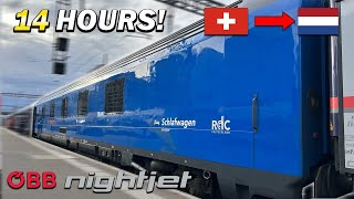 14 HOURS in a Private Sleeper Cabin  Zurich to Amsterdam by Nightjet Sleeper Train [upl. by Ailak836]