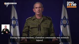 Israeli Colonel Killed in Combat in Northern Gaza Military Says  News9 [upl. by Neillij]