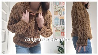 겨울준비의 시작은 Tangerine Sweater로knitting knitwear handknittedsweater tangerinesweater [upl. by Eiuqram771]