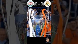 Liverpool vs real Madrid football liverpool realmadrid shortsvideo [upl. by Manson195]