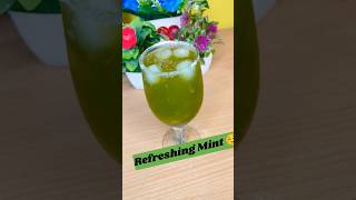 Refreshing Mint Lemonade 🍋😄recipe youtubeshorts food trending shorts [upl. by Anat]