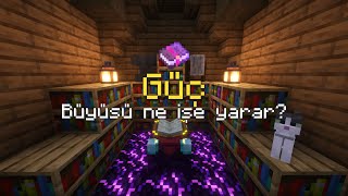 GüçPower Büyüsü Ne İşe Yarar  Minecraft Büyü Serisi 8 [upl. by Raddatz]