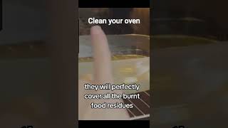 Another great oven cleaning hack shorts [upl. by Tal]