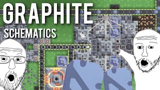 20 Graphite Schematics in Under 4 Minutes  Mindustry Guide 2 [upl. by Eamanna]