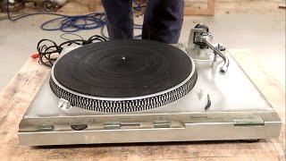 Technics brand vinyl player restoration  Restoring antique vinyl players [upl. by Henka]