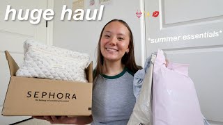 HUGE SUMMER HAUL clothes makeup room decor [upl. by Clary174]