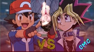 ÉPICAS BATALLAS DE RAP DEL FRIKISMO  ASH VS YUGI  REACCIÓN [upl. by Boardman645]