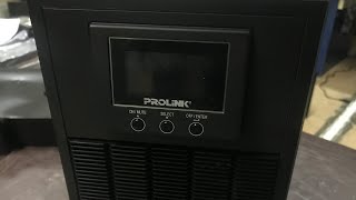 UPS Prolink 3000VA 3KVA PRO803ES Online Unboing [upl. by Guria]