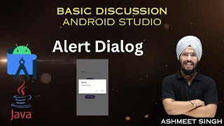 What is AlertDialog   Android Studio  PajiAppDeveloper  Ashmeet Singh [upl. by Enimzzaj715]