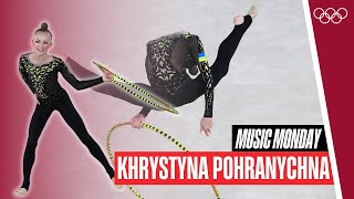 🇺🇦 🤸🏻‍♀️ Khrystyna Pohranychnas SilverWinning Hoop Routine 🥈 at BuenosAires2018 [upl. by Knowles]