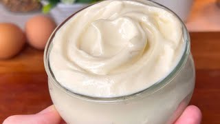 Mayonnaise en 1 Minute  Onctueuse et Simplement Délicieuse [upl. by Primo]