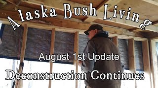 Alaska wilderness survival Remote living in the Alaskan Bush August Update 1 [upl. by Hoisch791]