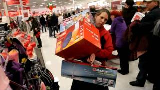 Black Friday shoppers go crazy in Utah [upl. by Yecnay]