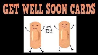 DIY GET WELL SOON CARDS  4 Easy DIY Get Well Soon Card Ideas [upl. by Stanfield]