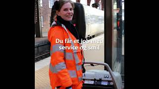 Servicemedarbejder i Stationsservice DSB [upl. by Ollehto]