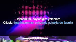 Barış akarsu Gözlerin karaoke playback lyrics rock barışakarsu [upl. by Melodie286]