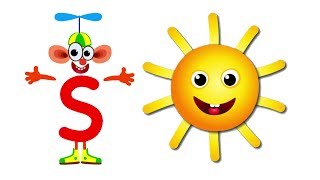 Learn Letter S  Super ABC Learning Games for Kids Preschool Kids School ABC [upl. by Allenaj]