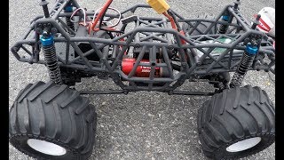 MST MTX1 RUN AT PARK  BRUSHLESS DYNAMITE 2IN1 TAZER TWIN 3000KV MOTOR SYSTEM [upl. by Lubbi]