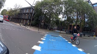 Cycle Superhighway 7  Colliers Wood to The City [upl. by Ivory]