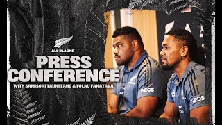 Samisoni Taukeiaho amp Folau Fakatava Press Conference Dunedin [upl. by Min671]