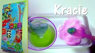 Kracie Popin Cookin Gummy Tsureta Soda Flavor Edible Japanese Candy [upl. by Doris]