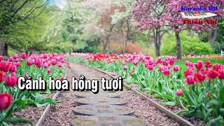 Karaoke Bông Hồng Tặng Cô  Nhạc Thiếu Nhi [upl. by Siffre98]