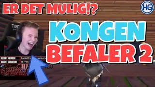 KONGEN BEFALER ER SÅ GØY😂🤣 5K seere på stream 2 [upl. by Cherey]