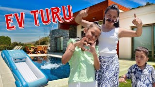 YENİ YAZLIK EV TURU  VLOG [upl. by Kreager]