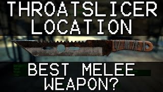 Fallout 4 Nuka World  Throatslicer Location Best Legendary Melee Weapon [upl. by Karen]