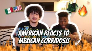 AMERICAN FRIEND REACTS TO MEXICAN CORRIDOS🇲🇽‼️MEXICAN PARTY VLOG🥳 [upl. by Ailam]