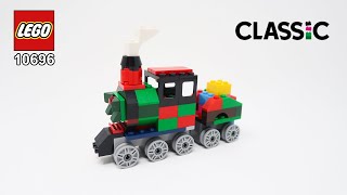 LEGO Classic 10696 Christmas Train Building Instructions [upl. by Adev]