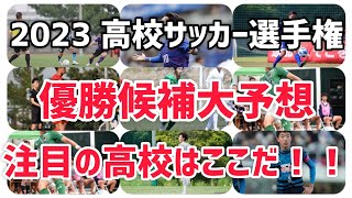 【高校サッカー！今年注目の高校紹介！優勝候補はここだ！！】 [upl. by Myer660]